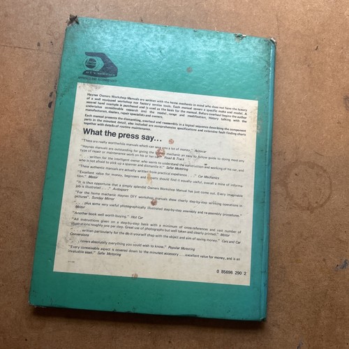 Citroen GS (1971-1976) ALL MODELS Haynes Owners Workshop Manual Repair Book #290 - Picture 3 of 12