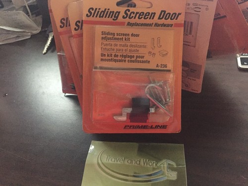 *NEW Prime-Line Screen Door Strike & Guide A 236 Sliding Screen Adjustment Kit* - Picture 2 of 4