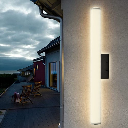 LED Lange Wandleuchte Lampe Führte Wandlampe Innen- und Außen Beleuchtung Modern - Bild 5 von 25