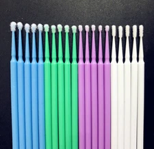 100/ Microbrush Micro Brush Applicator Tips Regular, Fine, Super Fine Dental