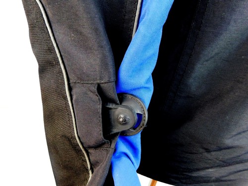 Joe Rocket Men's Size Large Blue Black Padded Motor Sports Racing Jacket - Picture 7 of 11