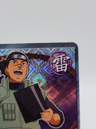 Naruto TCG CCG Iruka Umino - PR 008R - 1st Edition - Diamond Foil Promo - NM+ - Picture 4 of 7