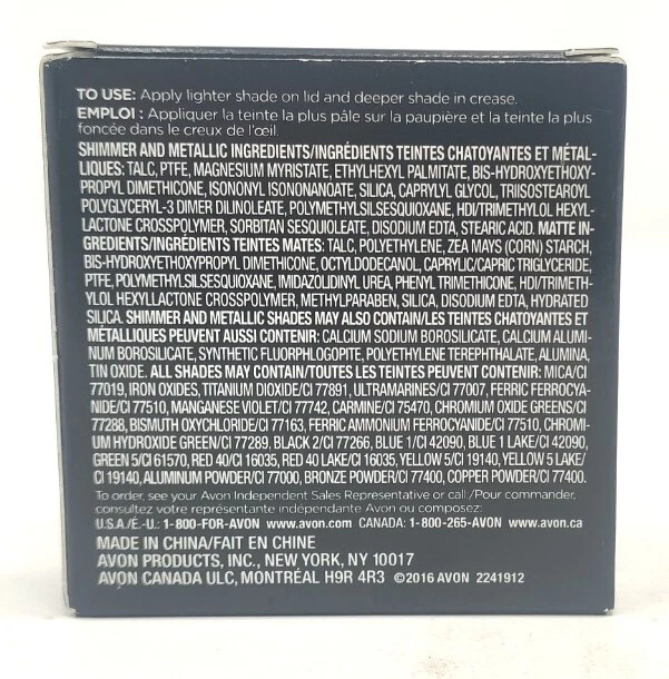 Avon True Color Satin Smoke Eyeshadow Duo 2 g 0.071 oz New Old Stock NOS NIB - Image 2 of 3