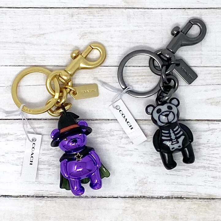 MUSISALY 4pcs Bear Keychain Hanging Key Chains Women for Car Keys Backpack  Purse for Women Bag Charms for Handbags Bear Purse Charm Graduation Party