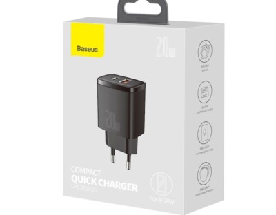 20W Baseus Dual Schnell Ladegerät Universal Samsung iPhone Huawei Tablet USB-C