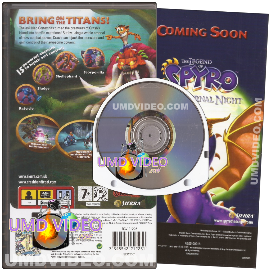 Crash of the Titans (PSP) - Pêle-Mêle