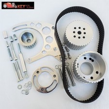 Small Block Chevy Gilmer Drive Aluminum Alternator Bracket Pulleys Sbc 350 400 Small Block Chevy Gilmer Drive Aluminum Alternator Bracket Pulleys Sbc 350 400