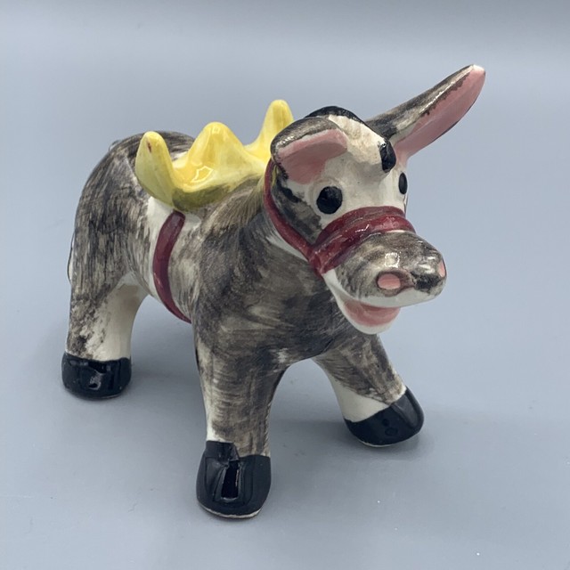 Vintage Ceramic Donkey / Burro With Saddle Made In Japan eBay