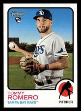Tommy Romero 2022 Topps Heritage #533 Tampa Bay Rays ROOKIE