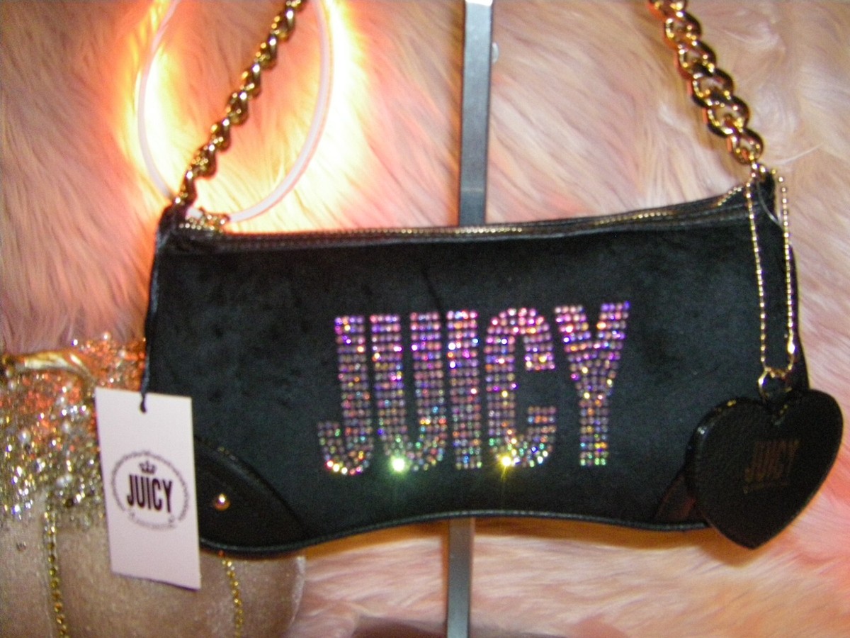 【アメリカ限定】Juicy Couture★８点セット Juicy By Juicy Couture Glitzed Crystals Small Shoulder Bag