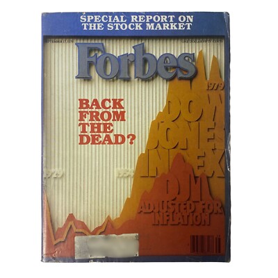 Forbes Magazine September 17, 1979 The 1979 Down Jones Index