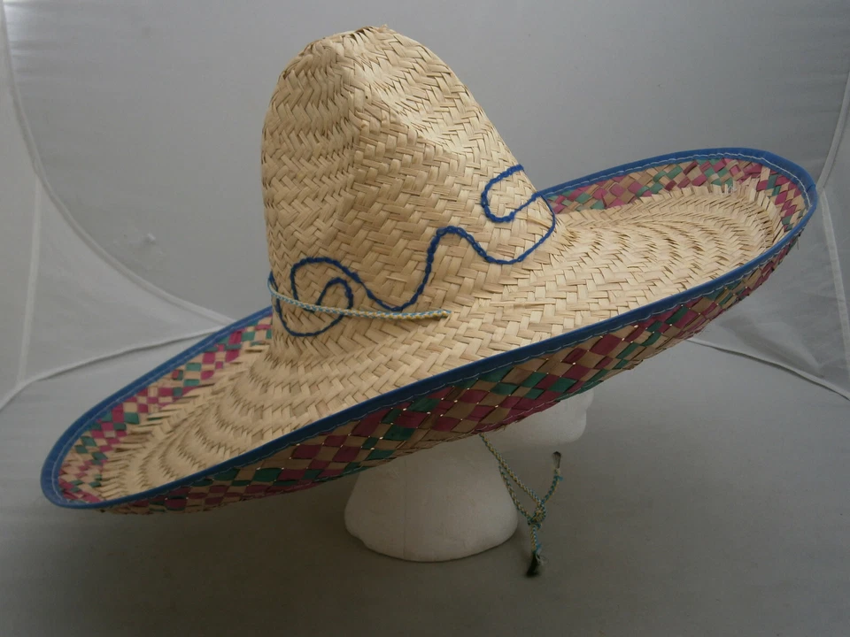 LOTE 2 Sombrero Fiesta Española Mexicana Festivo Adulto Disfraz México Cinco Mayo Foto 4 de 4