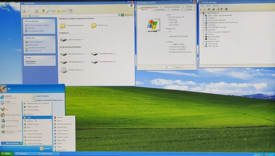 ASUS P8H61-MX R2.0 Top Windows XP Gamer PC Computer 3,30GHz 500GB 4GB DVD-RW - Bild 2 von 4