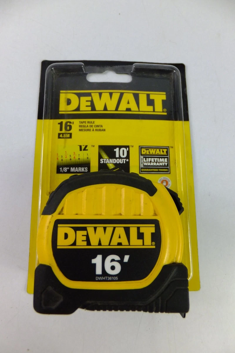 TAPE MEASURE 16 FT DEWALT TOOLS DWHT36105 NEW eBay