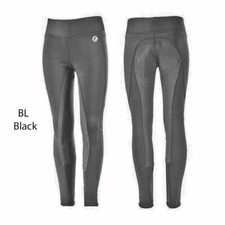 36254 Horze Active Kids Full Seat Winter Riding Tights NEW