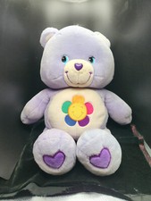 Care Bears Harmony Bear Purple 24in Large Plush Stuffed Animal --- Lot 2622