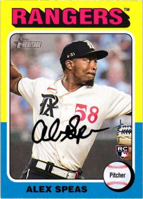 2024 Topps Heritage #274 Alex Speas