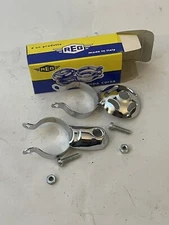 Vintage Reg Italy Pump Mount Umbrella Frame Clamp NOS Fits 28.6 Tubes Chrome.
