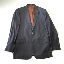 Jos A Bank Joseph 2 Button Gray Wool Blazer Tagged Slim Fit 41LG