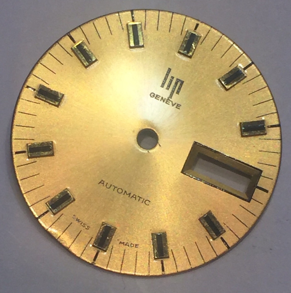 Cadran De Montre Lip Champagne NOS (New Old Stock) - Neuf Sans étiquettes