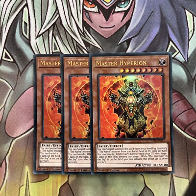 GFP2-DE047 x3 Meister Hyperion Ultra Rare Top Zustand Yugioh