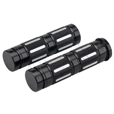 Black Electronic Throttle Hand Grips For Harley CVO Breakout FXSE FXSB FXBR 107