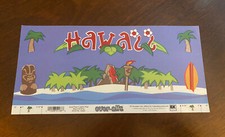 EK Success Over-alls Scrapbook Titles 12  X 5.25  Hawaii Vacation