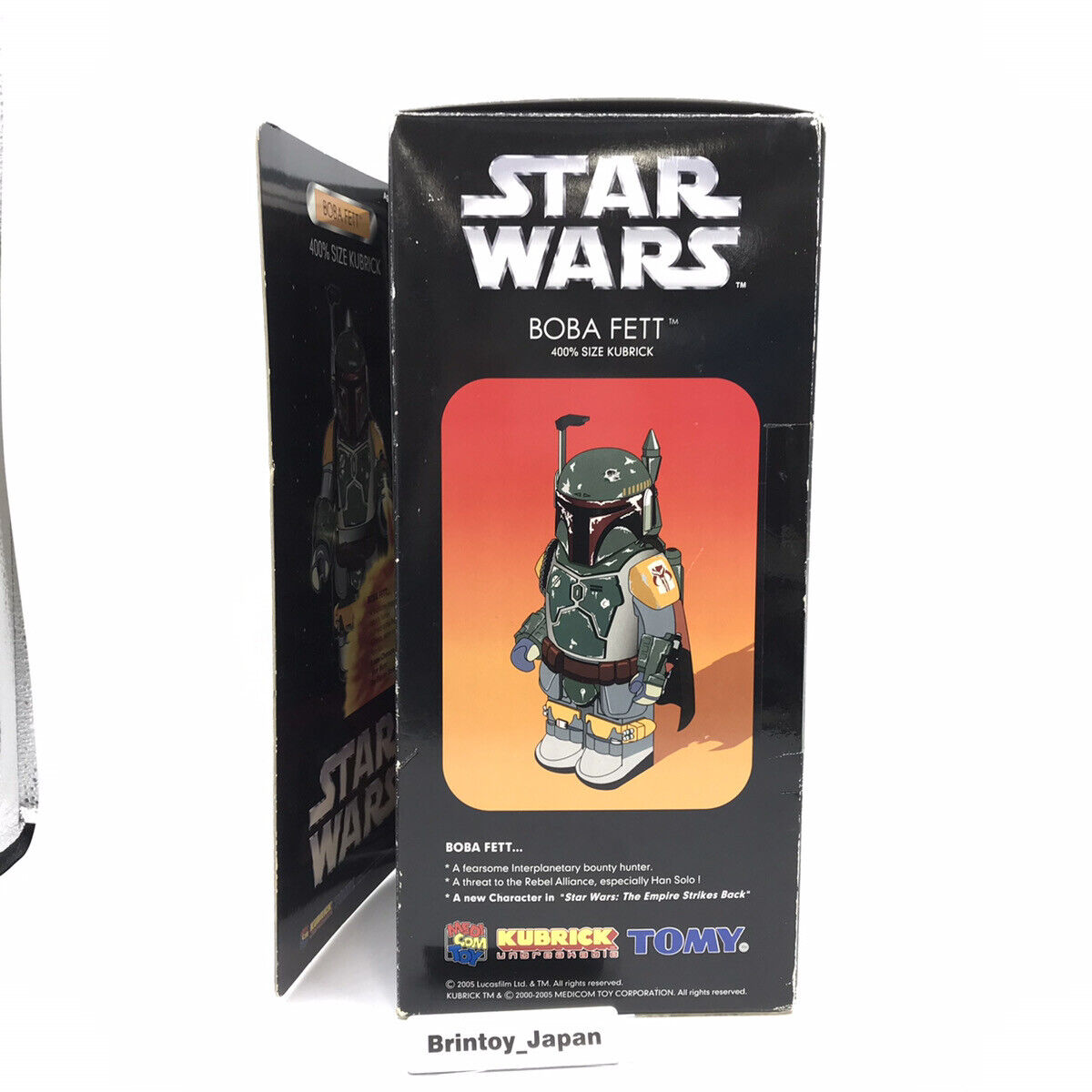 Medicom Toy Star Wars Boba Fett Kubrick 400% Used From Japan Medicom Toy Star Wars Boba Fett Kubrick 400% Used From Japan