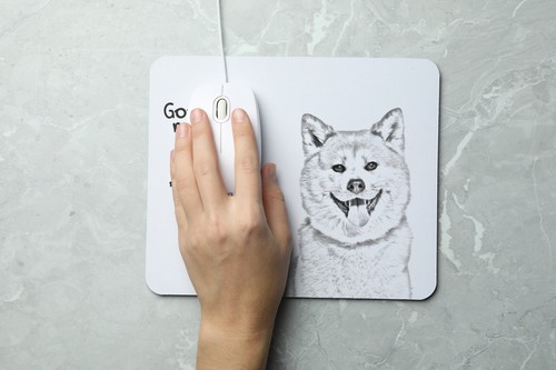 Akita muismat met hond Art-Dog - Afbeelding 7 van 7