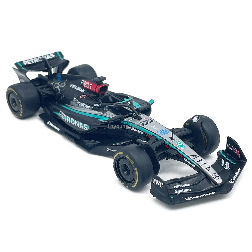 1/43 2024 AMG Petronas F1 W15 Model Car Diecast Formula 1 Cars George Russell 63 - Image 4 of 4