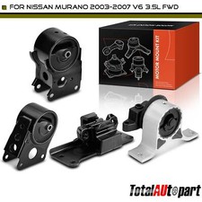 New 4x Engine Motor & Transmission Mount for Nissan Murano 2003 04-07 3.5L FWD