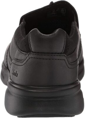 Clarks Bradley Free Black Mens 7.5 Shoes Sneakers Slip On Leather Low 26153160 Clarks Bradley Free Slip-On - Free Shipping | DSW main image 4