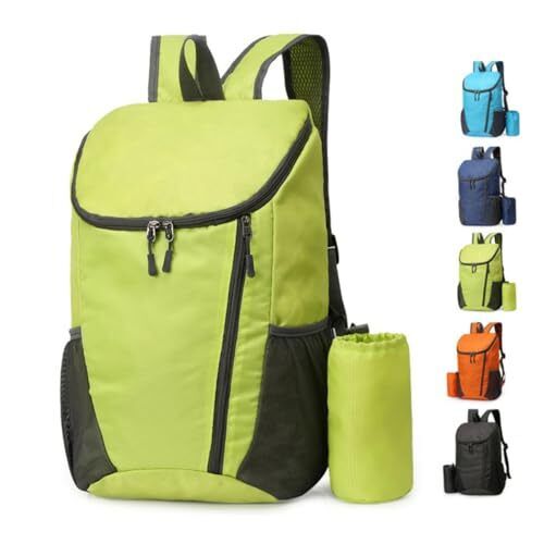 Portable Foldable Backpack Folding Mountaineering Bag, Ultralight Outdoor Green - Foto 1 di 7