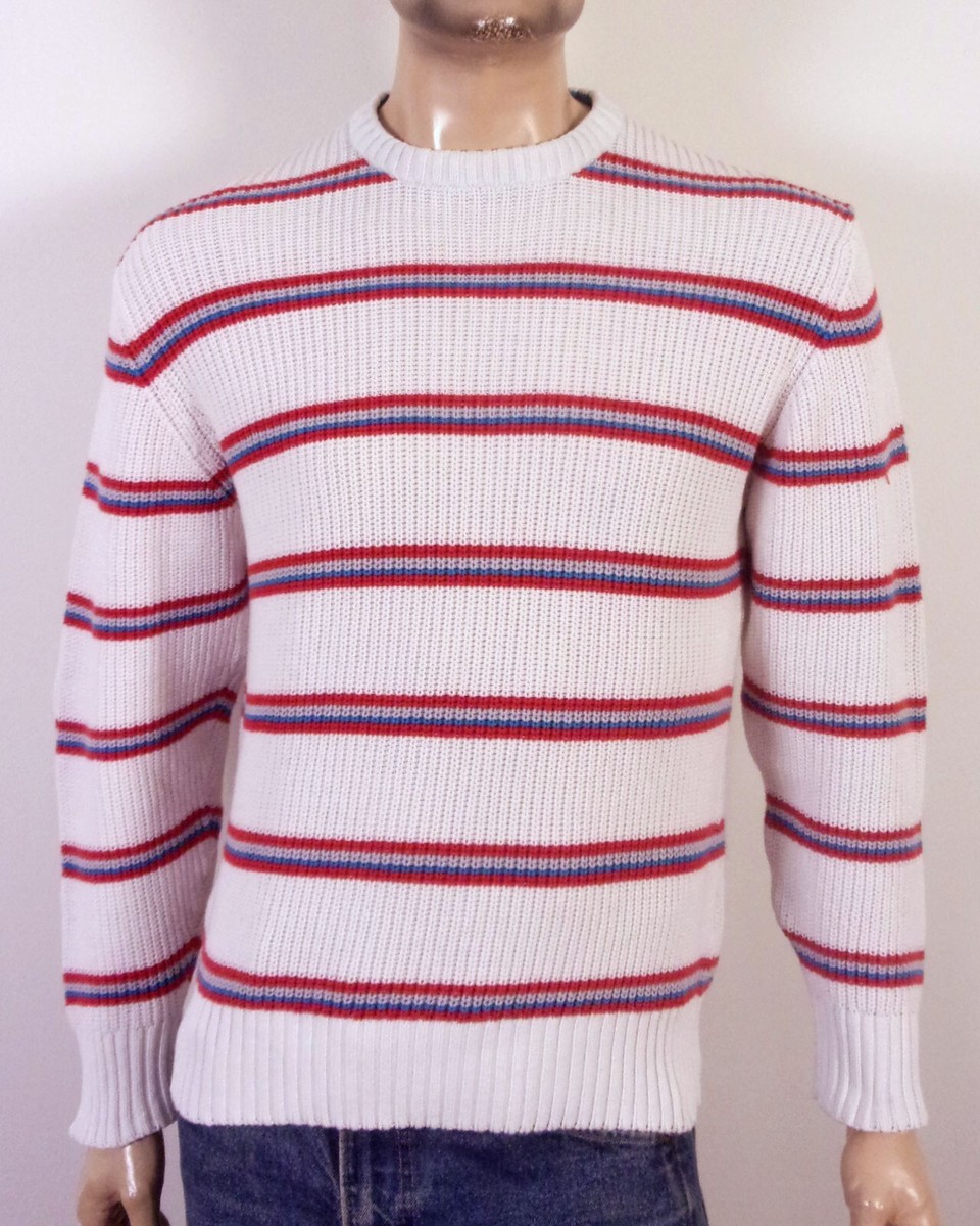 vintage 80s 90s Jockey Men's Ribbed Knit Striped Sweater vintage 80s 90s Jockey Men's Ribbed Knit Striped Sweater