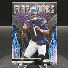 2021 Prizm Football - Justin Fields Rookie RC - Fireworks - #F-24 MINT