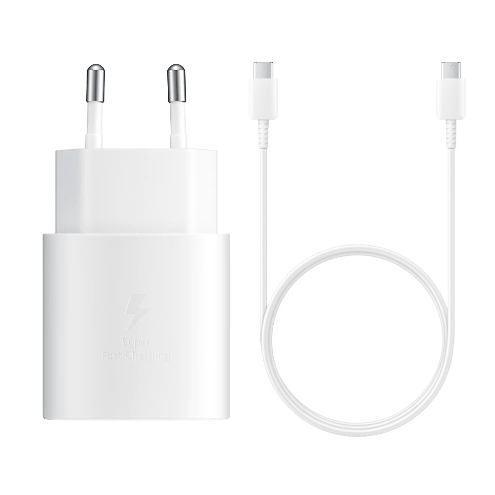 Ladegerät 25W Pd + Kabel Typ C Originale Samsung für Smartphone Lose YUT9