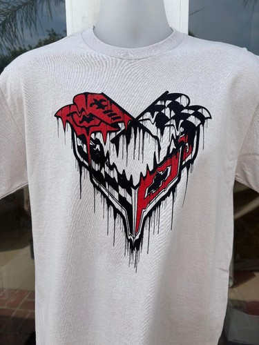 NEW ORIGINAL C1 C8 VETTE RACING T SHIRT GRAND SPORT SCCA IMSA ALMS - Picture 4 of 6
