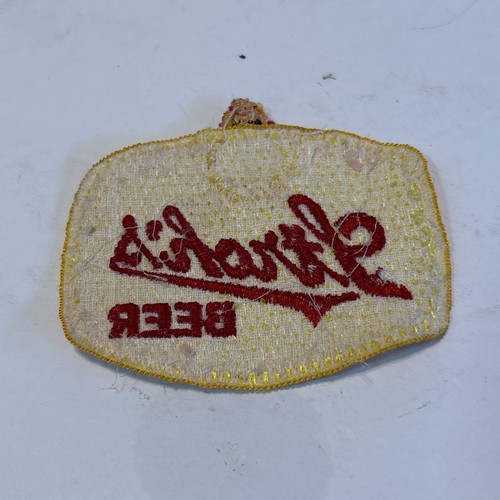 Vintage Breweriana Strohs Beer Yellow Red Jacket Patch Advertising T118 - Picture 8 of 9