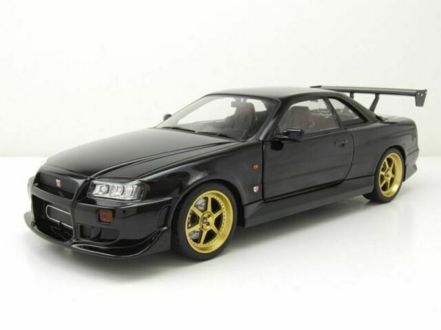 1999 Nissan Skyline Gt R R34 Black Greenlight Artisan Scale 1 18 For Sale Online Ebay