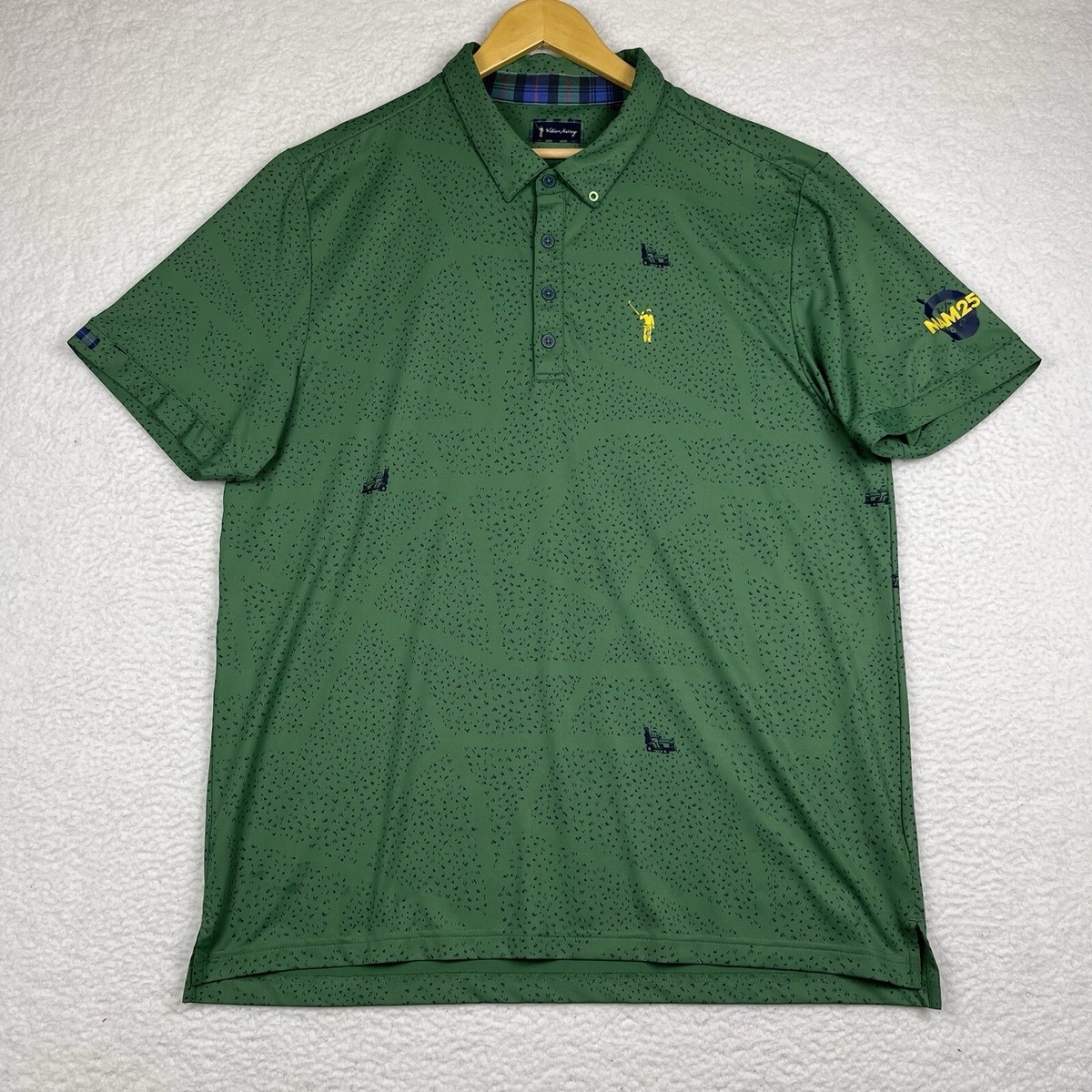 William Murray Golf Polo Shirt MAM25 Monday After Masters Men XL All over  Print