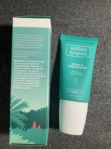 Selfless by Hyram Retinol & Rainbow Algae Repair Serum 1oz / 30ml Inkey List NIB - Picture 4 of 4