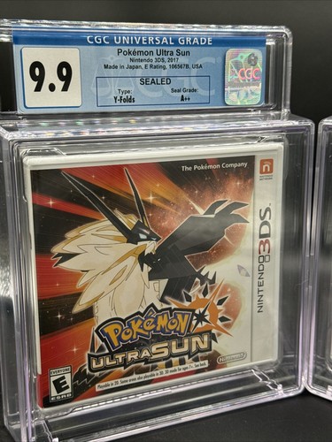 Pokemon Pokémon Ultra Sun + Ultra Moon - Nintendo 3DS - CGC Graded 9.9 A++ - Picture 2 of 6