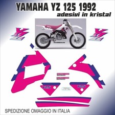 YAMAHA yz 125 1992 grafiche in kristal