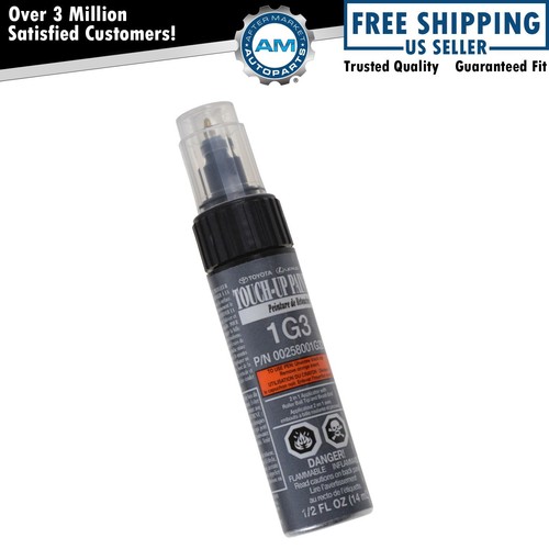 OEM TouchUp Paint Pen Brush 1G3 Gray Metallic 1G3 Code for Toyota New eBay