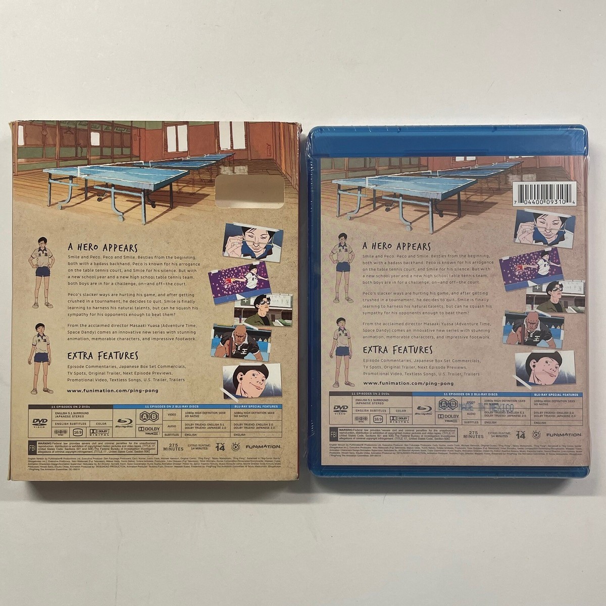 「ピンポン THE ANIMATION」全5巻 DVD ピンポン THE ANIMATION DVD 全巻セット テレビアニメ 全11話