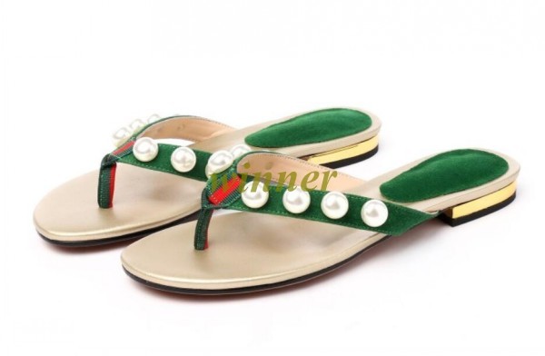 Damas De Cuero decoración de perlas de Taco Plano Ojotas Sandalias De Playa para Mujer Tangas Talla Damas De Cuero decoración de perlas de Taco Plano Ojotas Ojotas Ojotas Sandalias De Playa para Mujer Tangas Talla hermoso