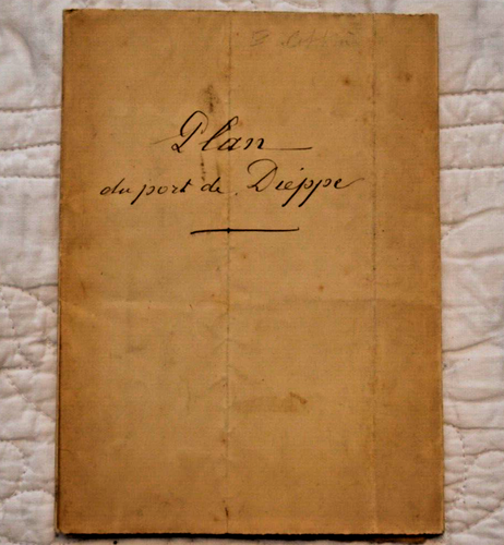 ANCIEN PLAN DU PORT DE DIEPPE 1874 ATLAS DES PORTS DE FRANCE - Photo 2/2