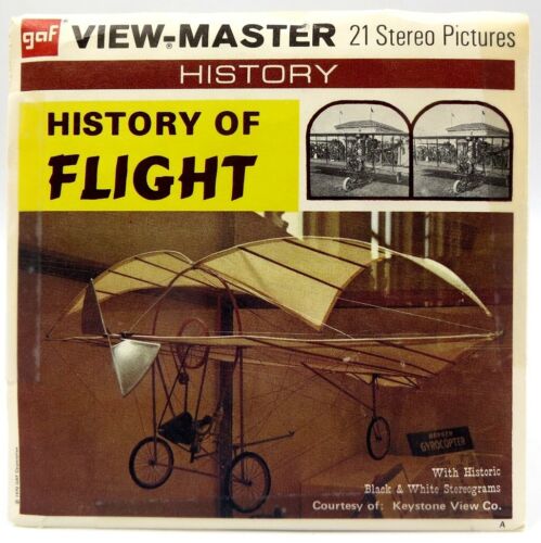 View Master B685, History of Flight, Version A, 3 Reel Set - Picture 1 of 2