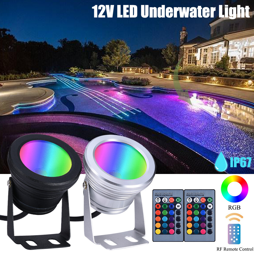 16 Color Changing Waterproof Landscape Submersible Garden Underwater Pond Light