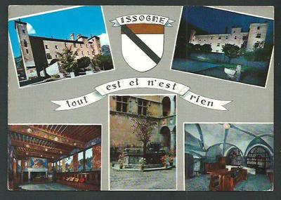 Issogne (Aosta Valley) untraveled postcard, approximately 1970s
